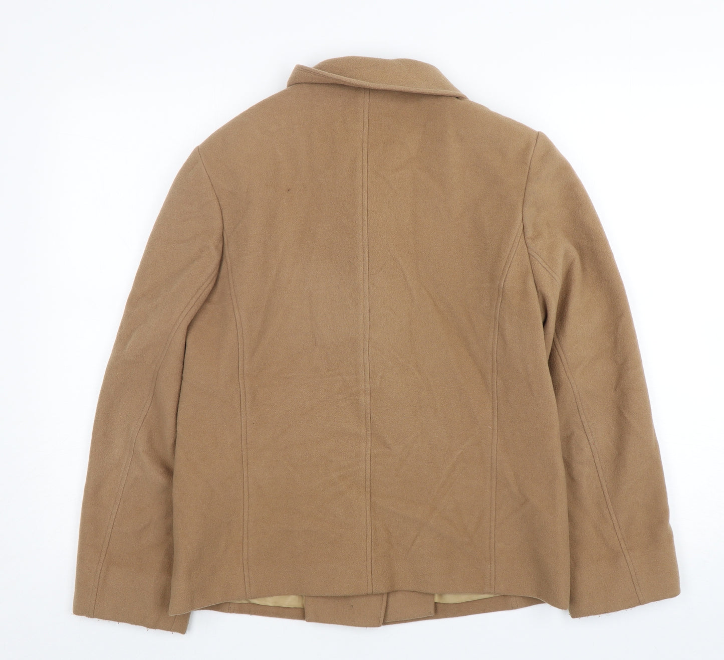 Marks and Spencer Womens Brown   Jacket  Size 12  Button