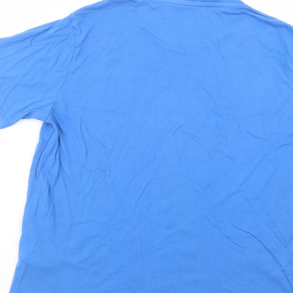 Levi's Mens Blue  Cotton  T-Shirt Size S Crew Neck