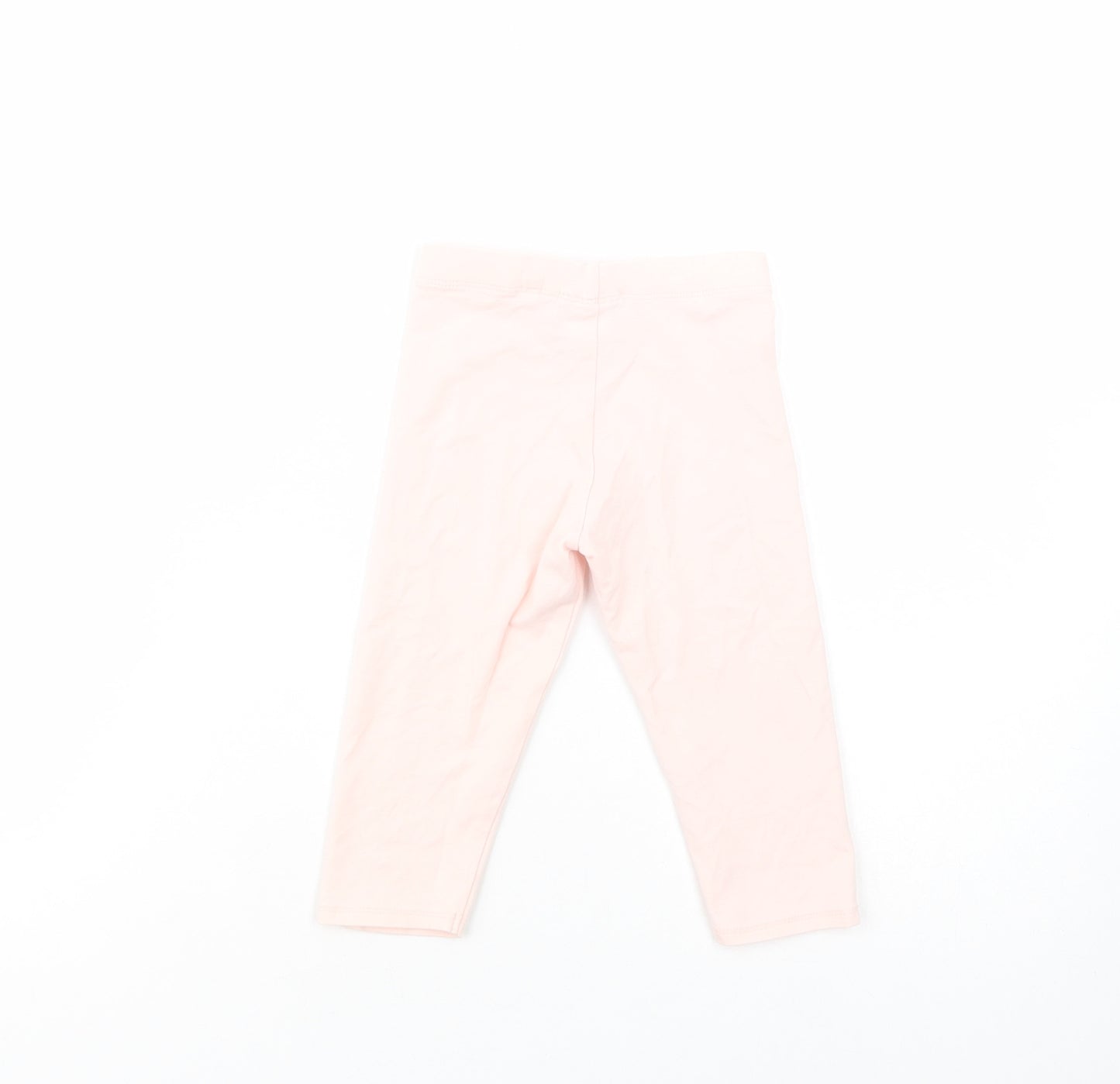 NEXT Girls Pink  Cotton Jogger Trousers Size 2-3 Years  Regular  - Leggings