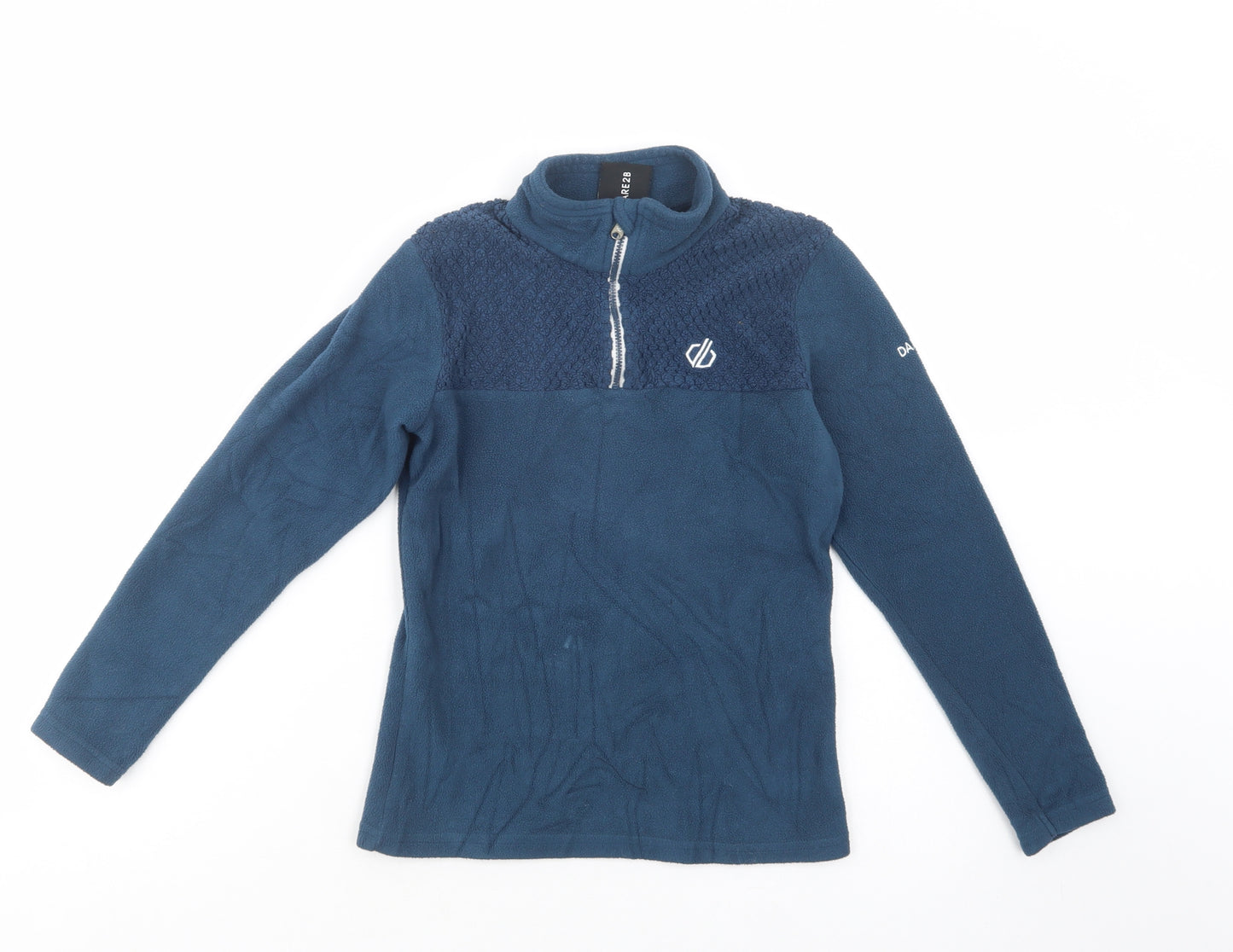 Dare 2B Boys Blue  Polyester Pullover Sweatshirt Size 9-10 Years  Zip