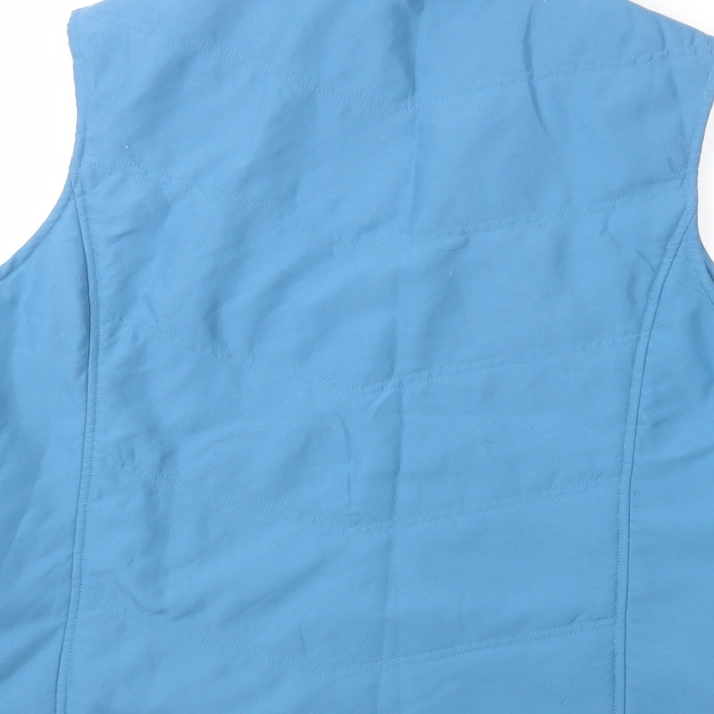 EWM Womens Blue   Gilet Waistcoat Size 18  Zip