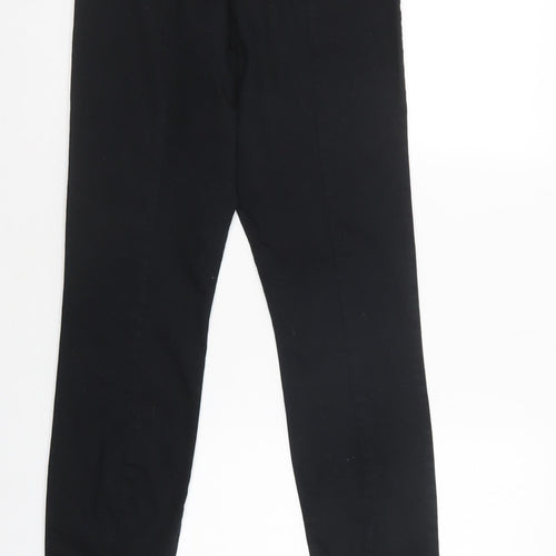 H&M Womens Black  Cotton Jegging Trousers Size 10 L29 in Regular