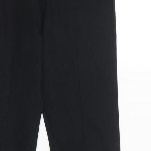 H&M Womens Black  Cotton Jegging Trousers Size 10 L29 in Regular