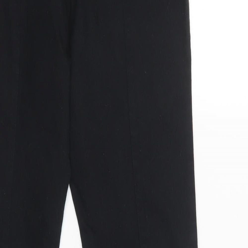 H&M Womens Black  Cotton Jegging Trousers Size 10 L29 in Regular