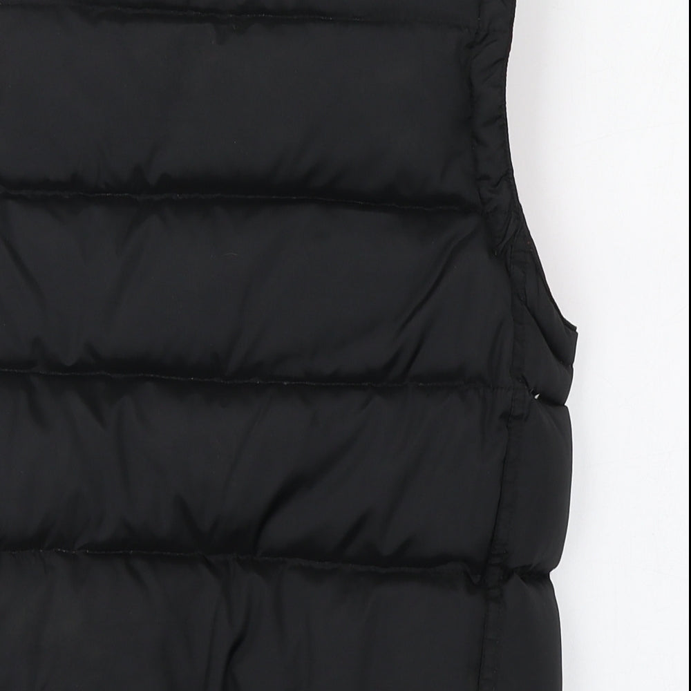 Gap Boys Black   Gilet Coat Size 3-4 Years  Zip