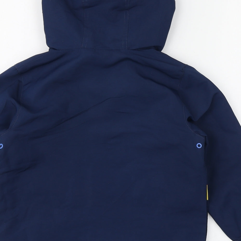 NEXT Boys Blue   Rain Coat Coat Size 3-4 Years  Zip - Dinosaur