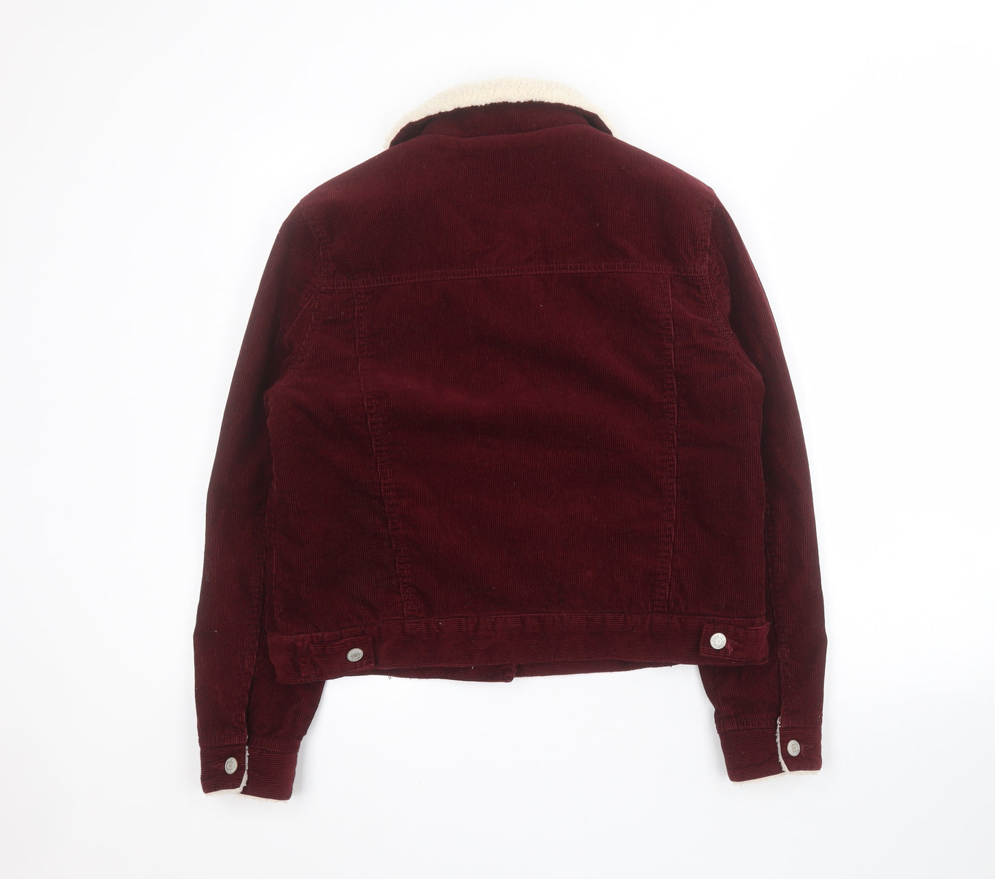 Primark Womens Red   Jacket Coat Size 10  Button