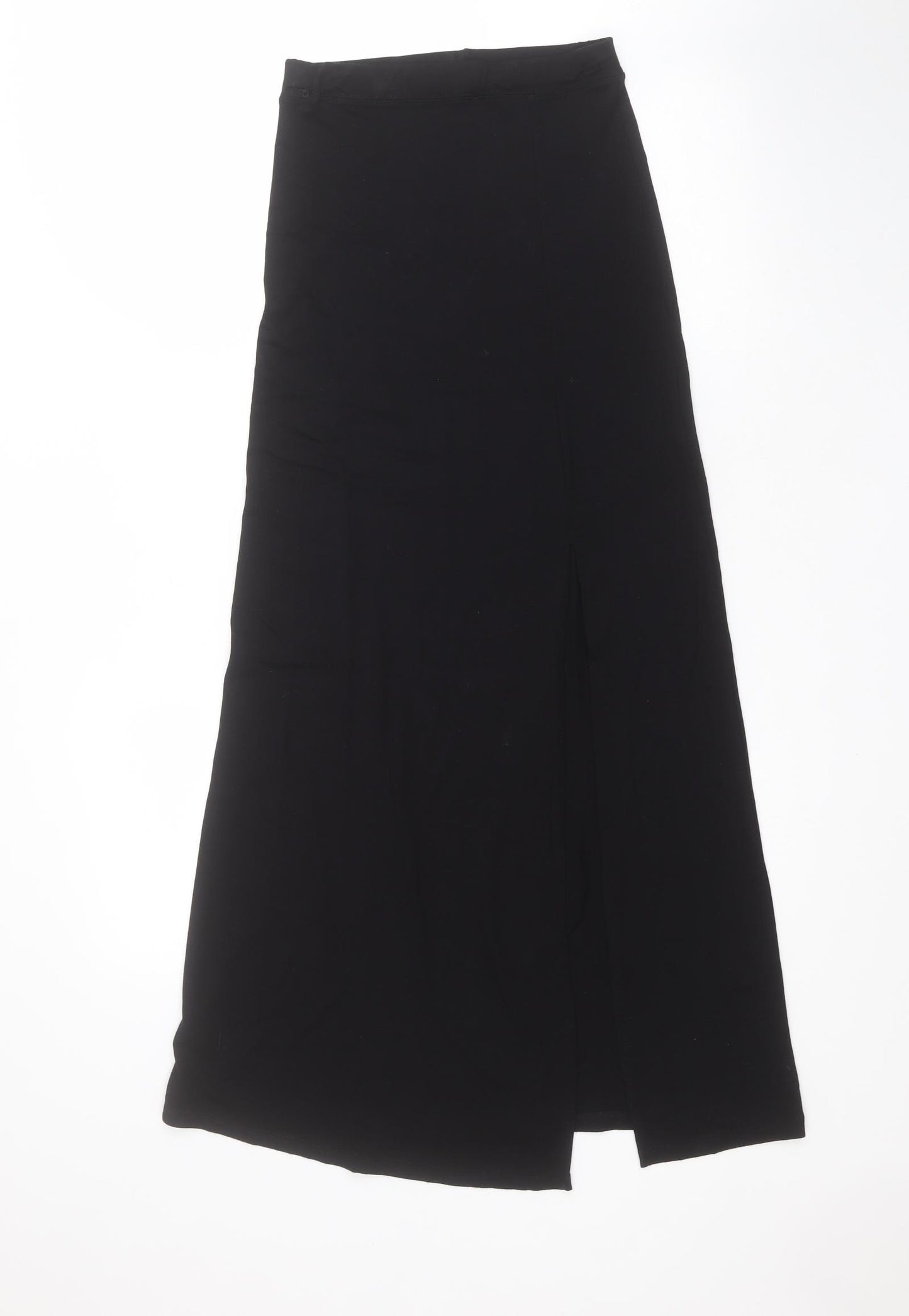 Miss Selfridge Womens Black  Viscose Maxi Skirt Size 6