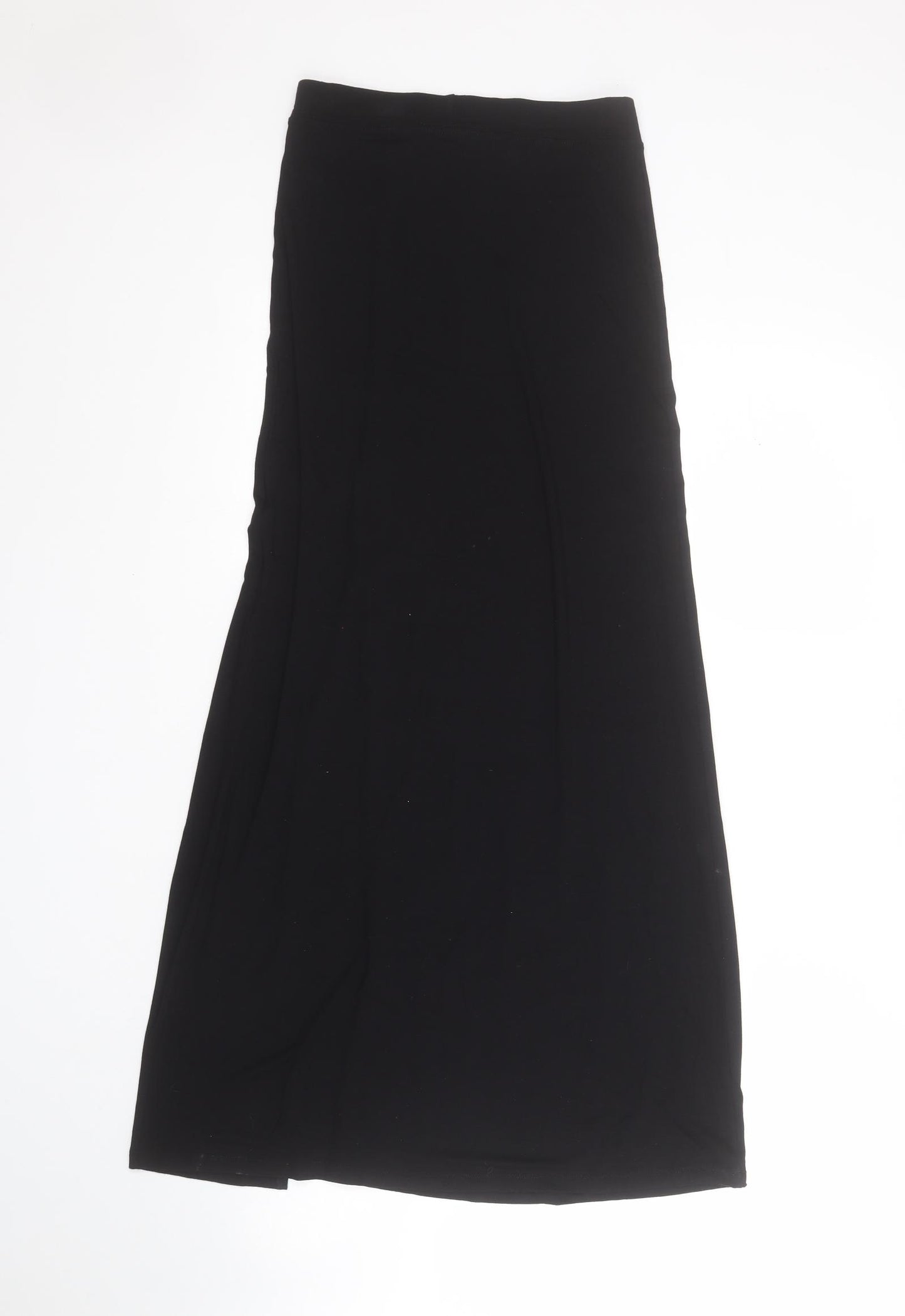 Miss Selfridge Womens Black  Viscose Maxi Skirt Size 6