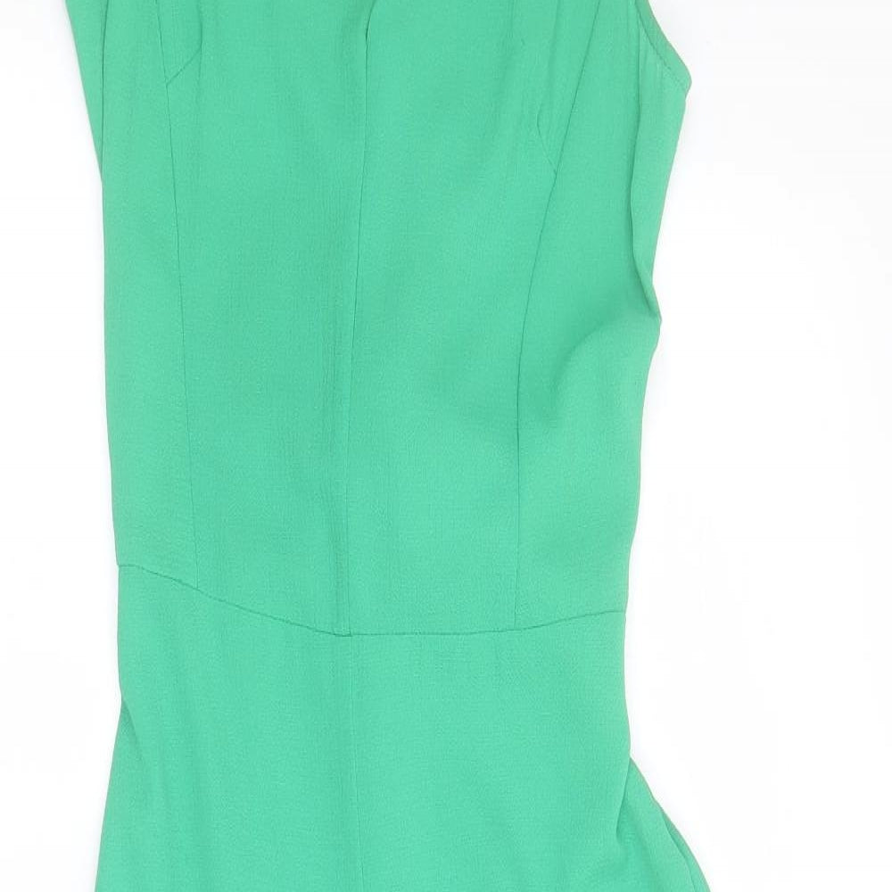 Primark Womens Green  Polyester Jumpsuit One-Piece Size 4 L21 in Zip