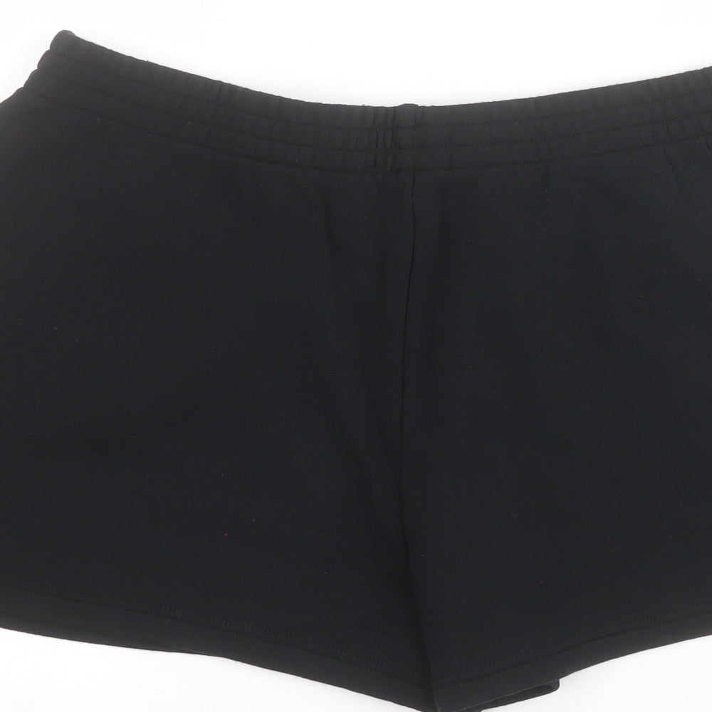 UGG Womens Black  Cotton Sweat Shorts Size M L3 in Regular Pull On