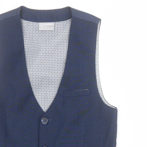 NEXT Boys Blue   Jacket Waistcoat Size 6 Years  Button
