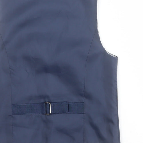 NEXT Boys Blue   Jacket Waistcoat Size 6 Years  Button