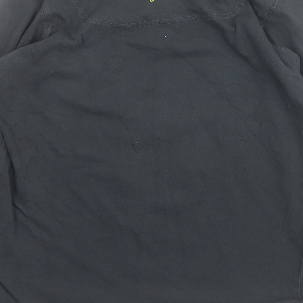 Joules Boys Grey  100% Cotton Pullover T-Shirt Size 7-8 Years Crew Neck Pullover - Lion