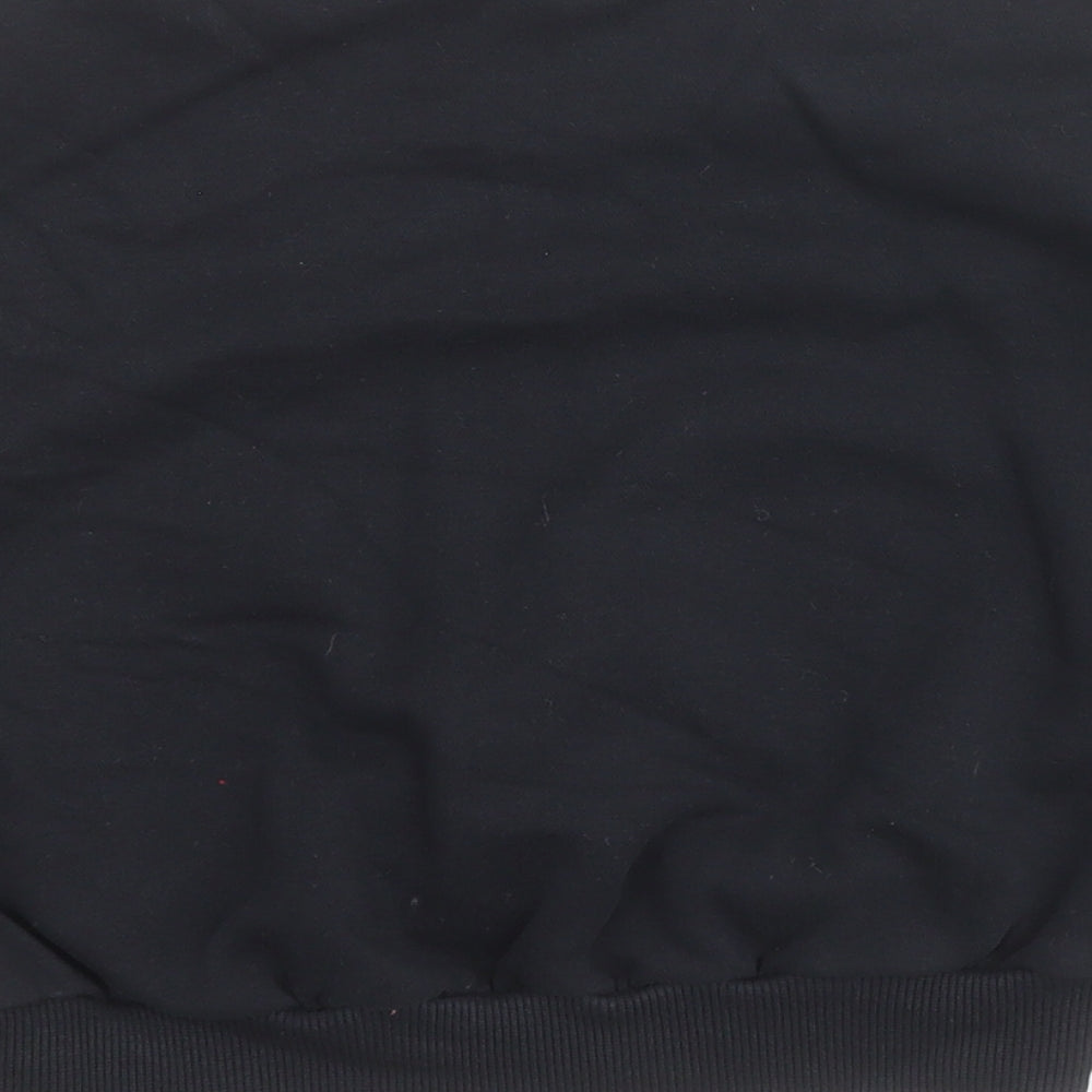 F&F Girls Black  Cotton Pullover Sweatshirt Size 6-7 Years  Pullover - Mickey Mouse