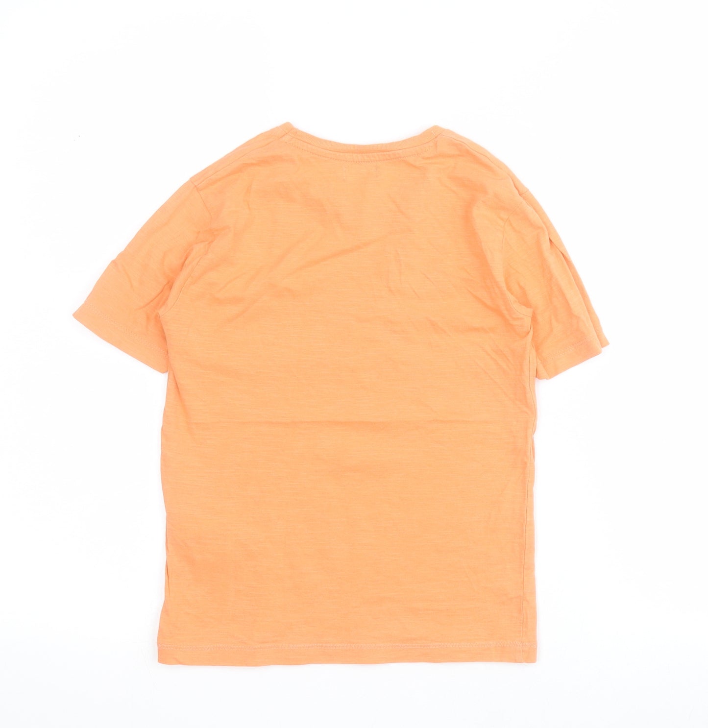 Sfera Boys Orange  100% Cotton Pullover Polo Size 6-7 Years Crew Neck Pullover - Surfing Club