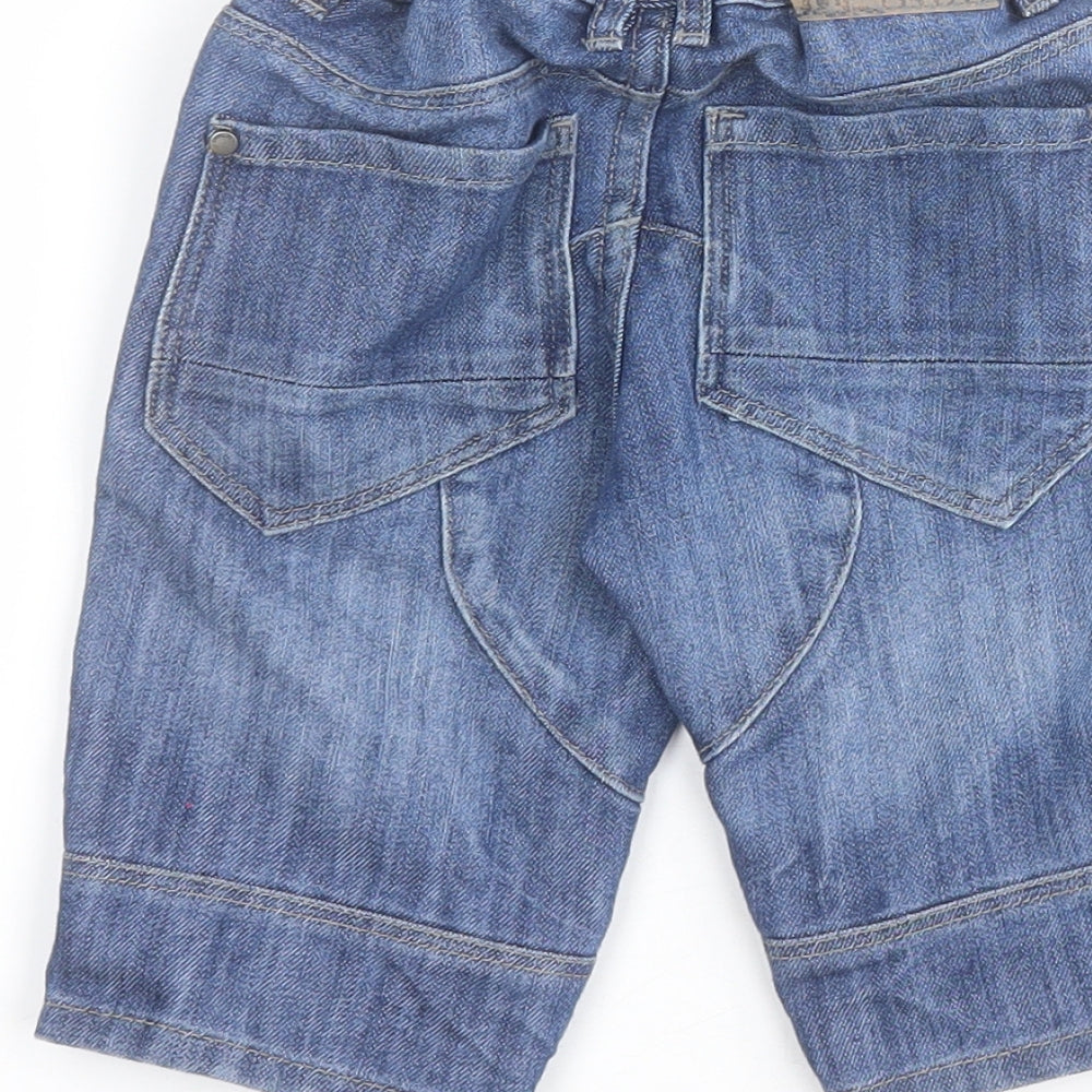 Lindex Boys Blue  Cotton Straight Jeans Size 3 Years  Regular Zip