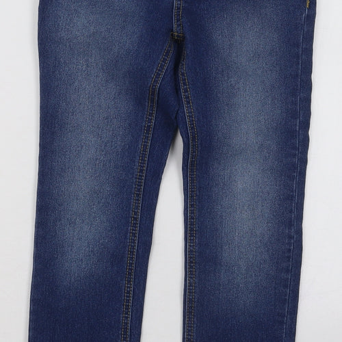 Crazy 8 Girls Blue  Cotton Skinny Jeans Size 7 Years  Regular Button