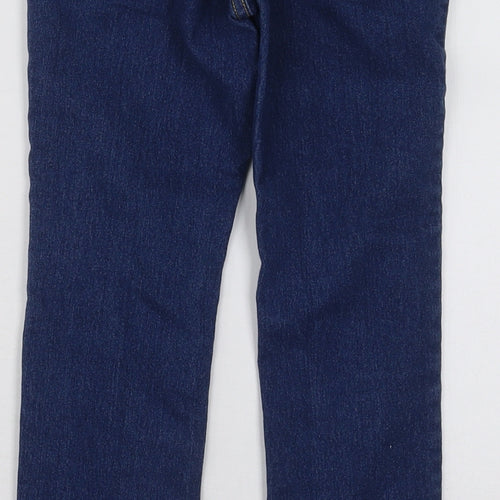 Crazy 8 Girls Blue  Cotton Skinny Jeans Size 7 Years  Regular Button