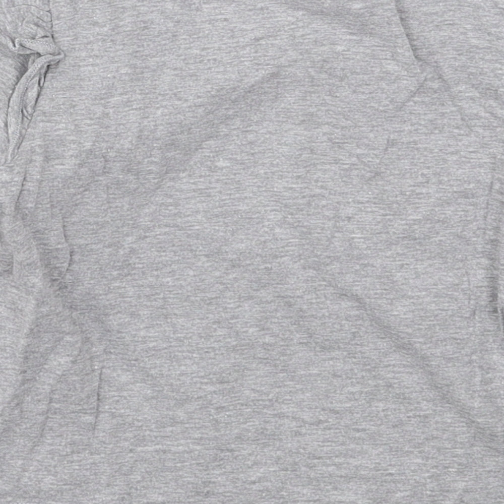 Primark Girls Grey  Cotton Basic T-Shirt Size 3-4 Years Crew Neck Pullover - Minnie Mouse