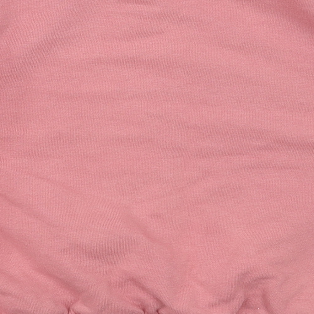 Zara Girls Pink  Cotton Pullover Sweatshirt Size 2-3 Years  Pullover