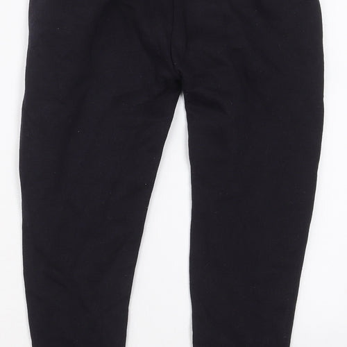 Primark Boys Blue  Cotton Sweatpants Trousers Size 7-8 Years  Regular Drawstring