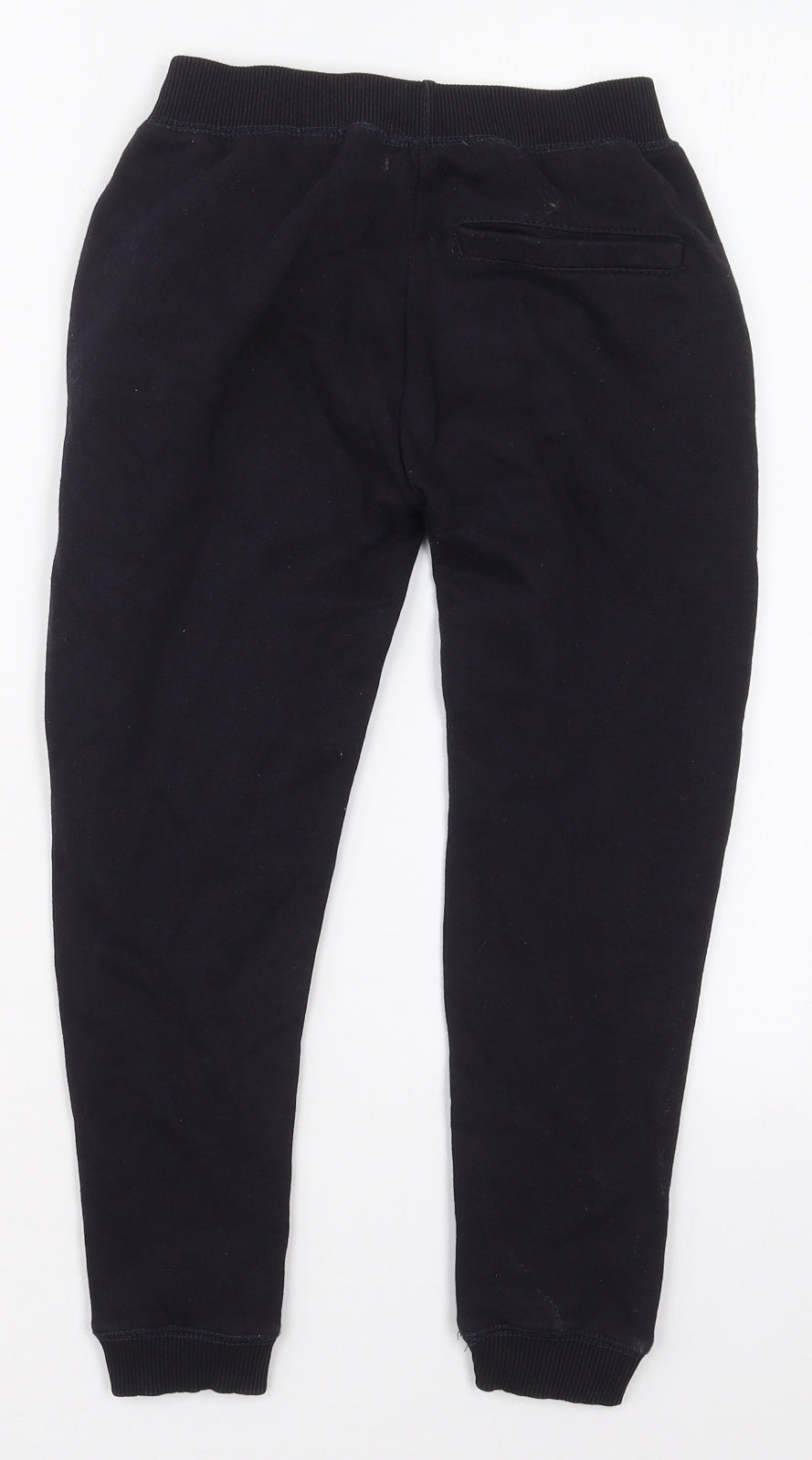 Primark Boys Blue  Cotton Sweatpants Trousers Size 7-8 Years  Regular Drawstring