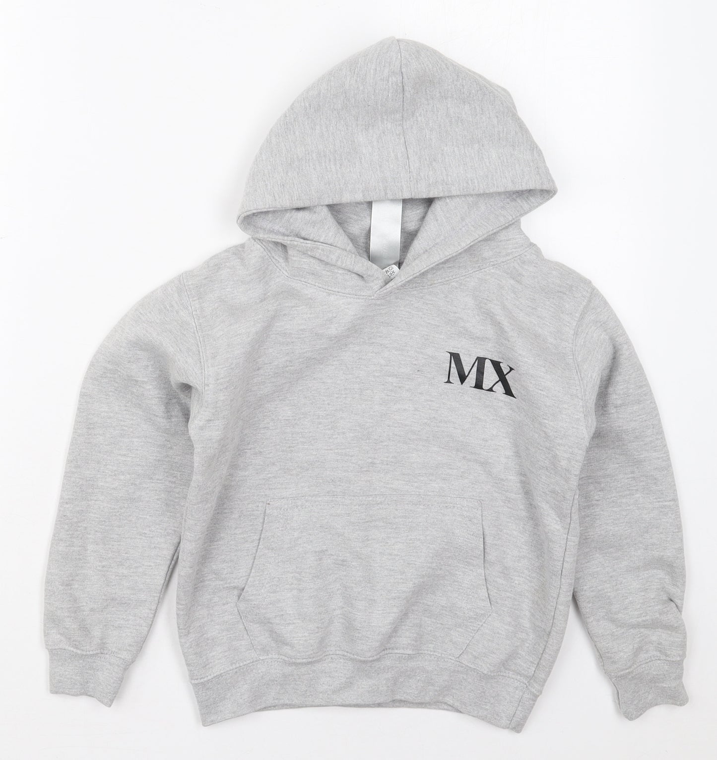Mohawk Boys Grey  Cotton Pullover Hoodie Size 5-6 Years  Pullover