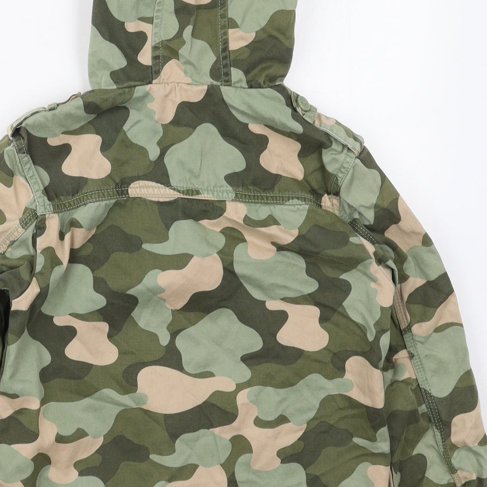 Gymbroee Boys Green Camouflage  Jacket  Size 5-6 Years  Zip