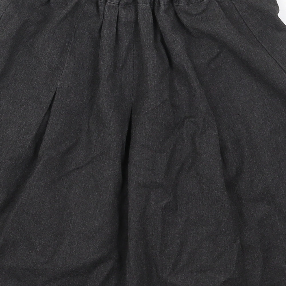 George Girls Grey  Polyester A-Line Skirt Size 9-10 Years  Regular