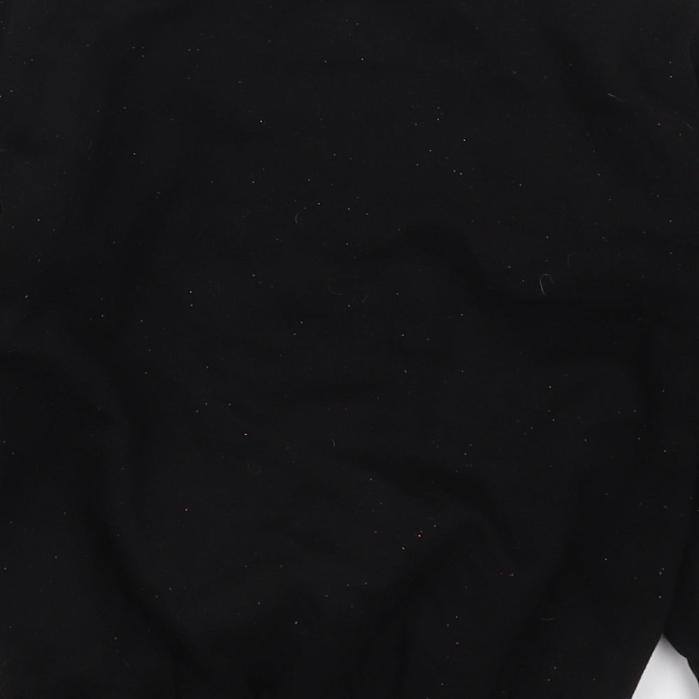 NEXT Girls Black  Cotton Pullover Sweatshirt Size 7 Years  Pullover - Unicorn