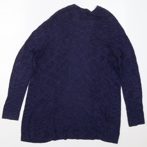 Gap Womens Blue V-Neck  Cotton Cardigan Jumper Size S