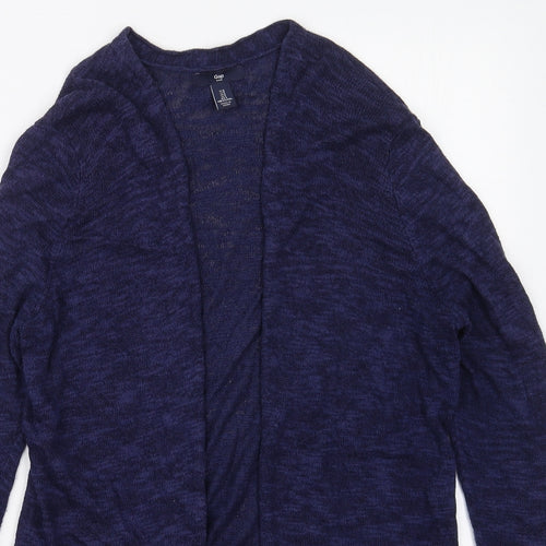 Gap Womens Blue V-Neck  Cotton Cardigan Jumper Size S