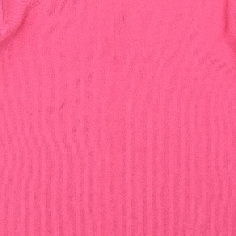 Heather Valley Womens Pink V-Neck  Viscose Pullover Jumper Size 12   - Flowers