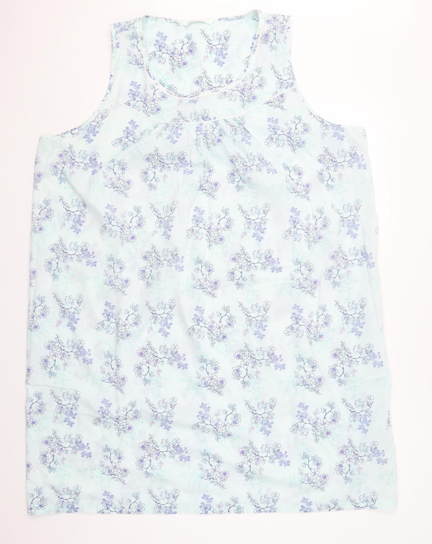 Bonmarché Womens Blue Floral Polyester Top Dress Size 24