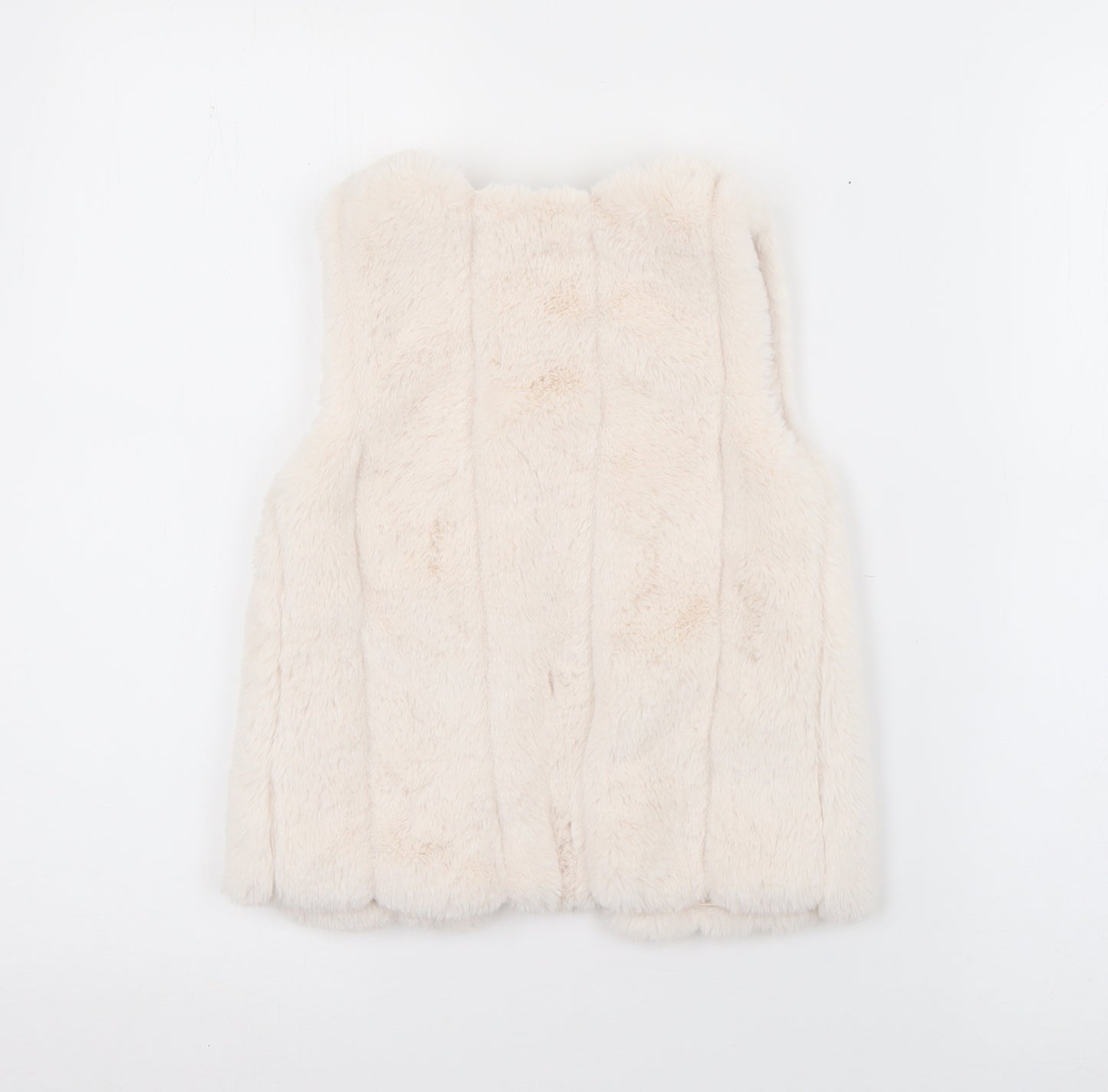 Primark Girls Ivory   Gilet Jacket Size 3-4 Years