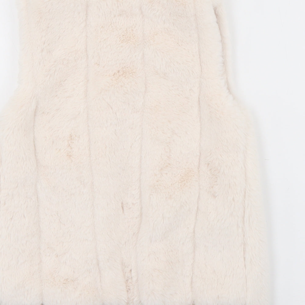 Primark Girls Ivory   Gilet Jacket Size 3-4 Years