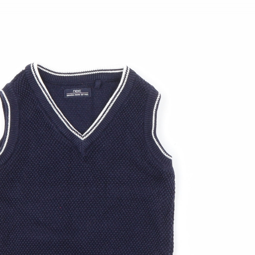 NEXT Baby Blue  Cotton Pullover Jumper Size 3-6 Months