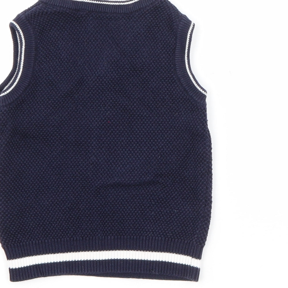 NEXT Baby Blue  Cotton Pullover Jumper Size 3-6 Months