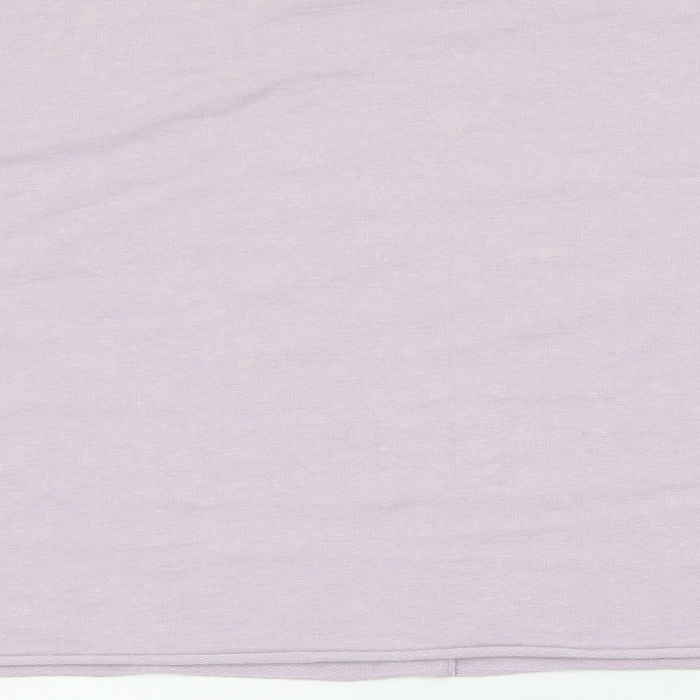 George Womens Purple Crew Neck  Cotton Pullover Jumper Size XL