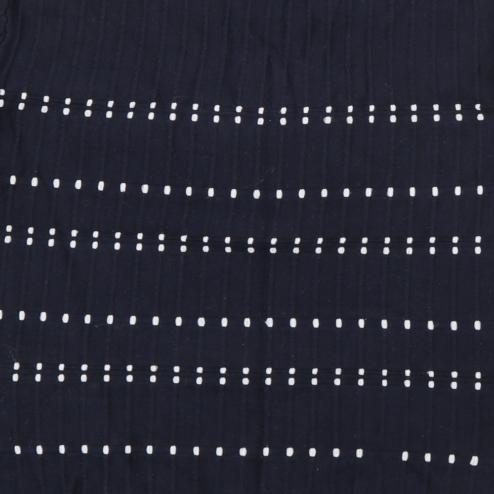 TU Womens Blue Crew Neck  Viscose Pullover Jumper Size 18