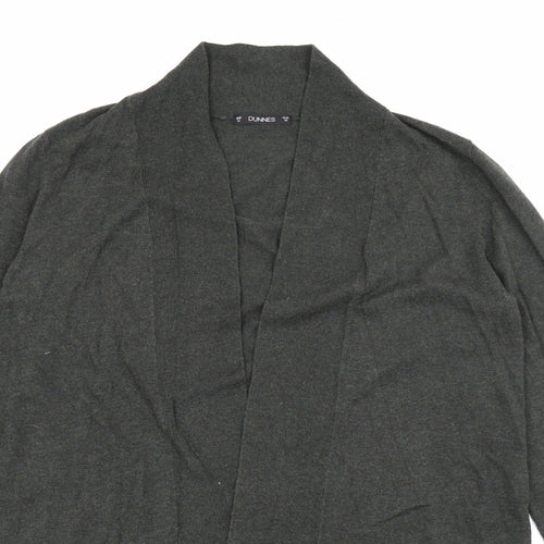 Dunnes Womens Green V-Neck  Nylon Cardigan Jumper Size M