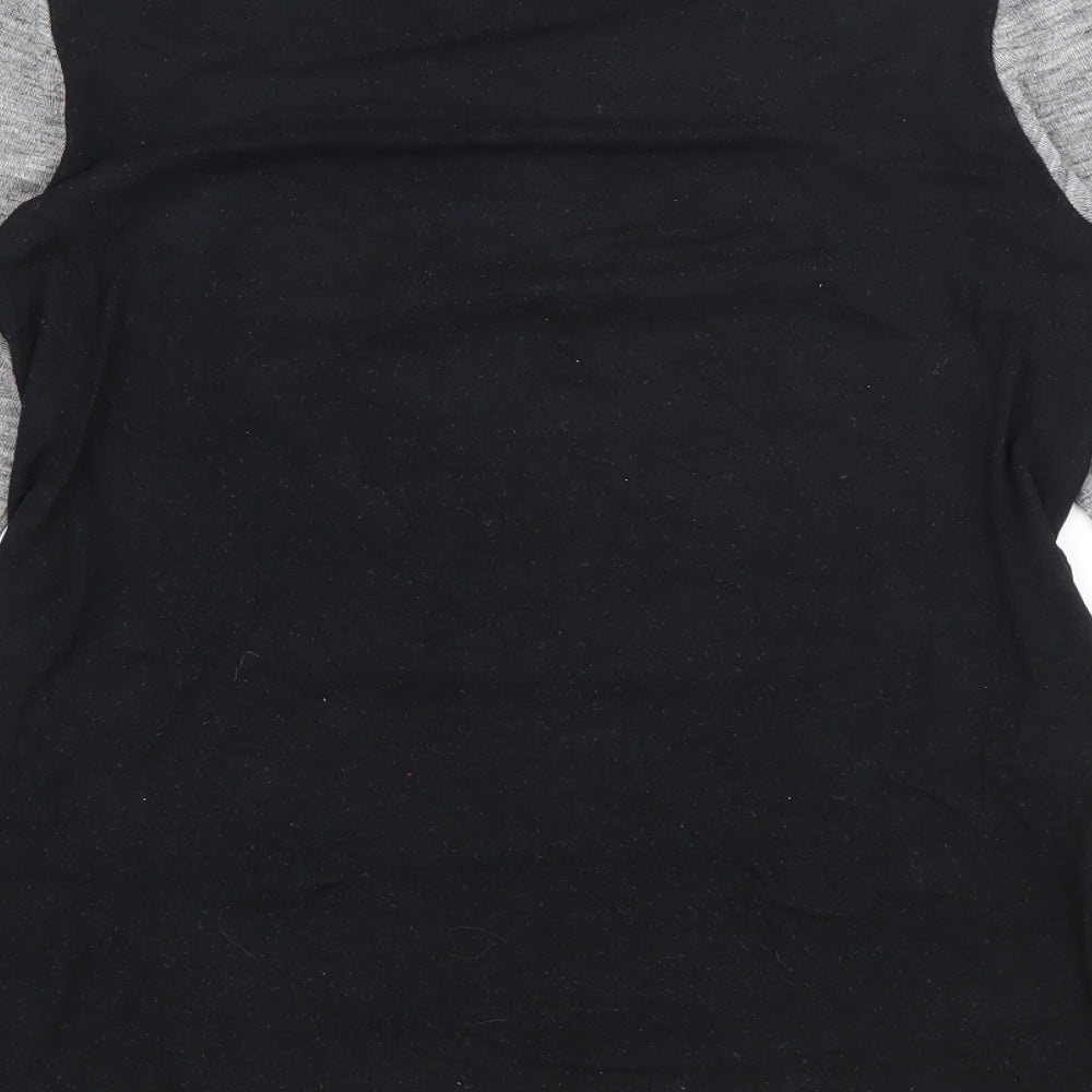 Zara Womens Grey Round Neck  Acrylic Pullover Jumper Size S