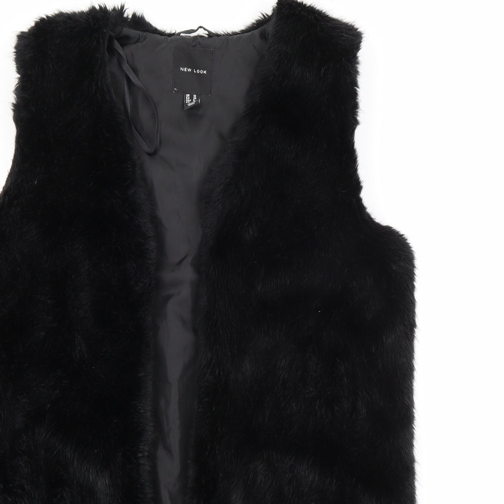 New Look Womens Black   Gilet Jacket Size 10