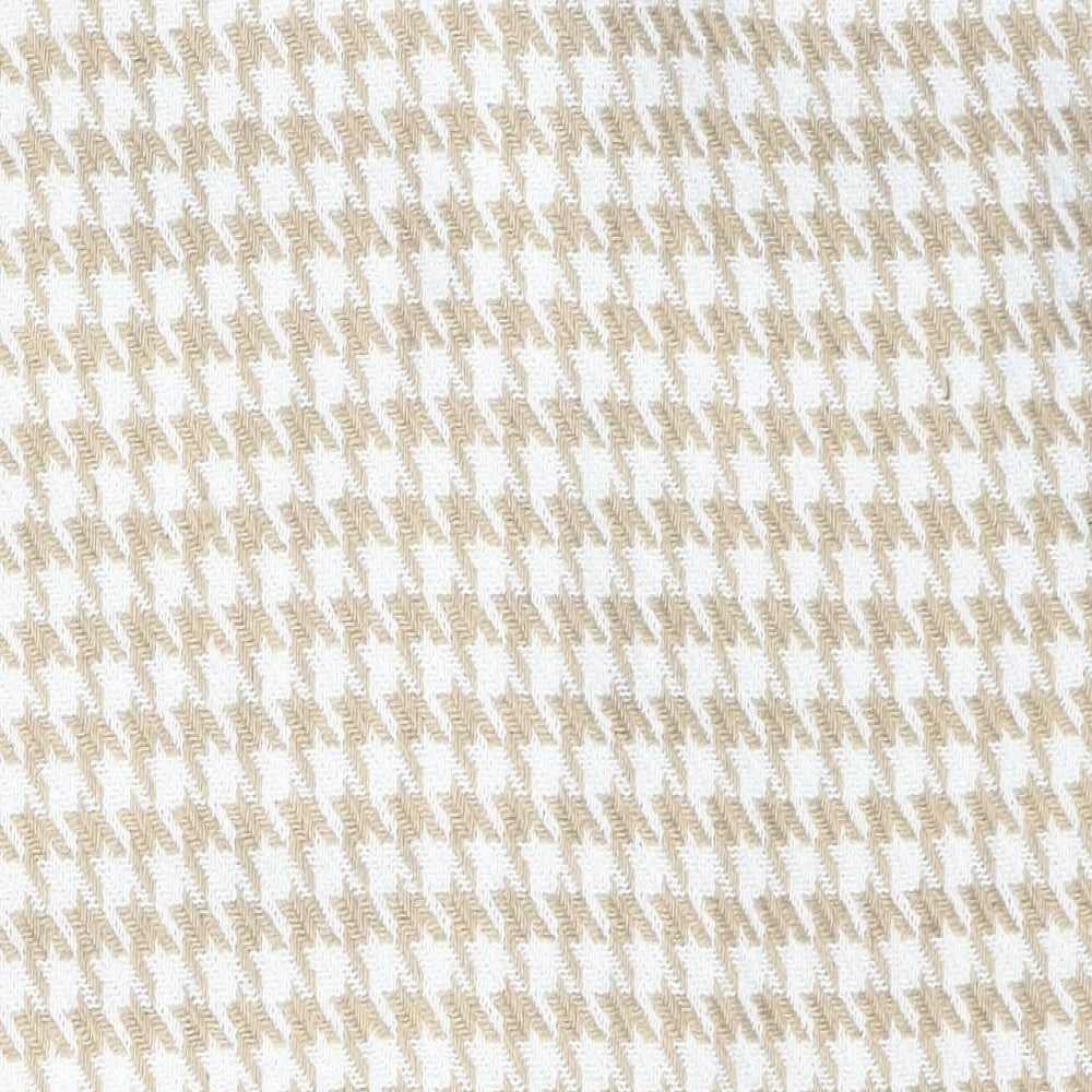 New Look Womens Beige Collared Houndstooth Polyester Cardigan Jumper Size 10