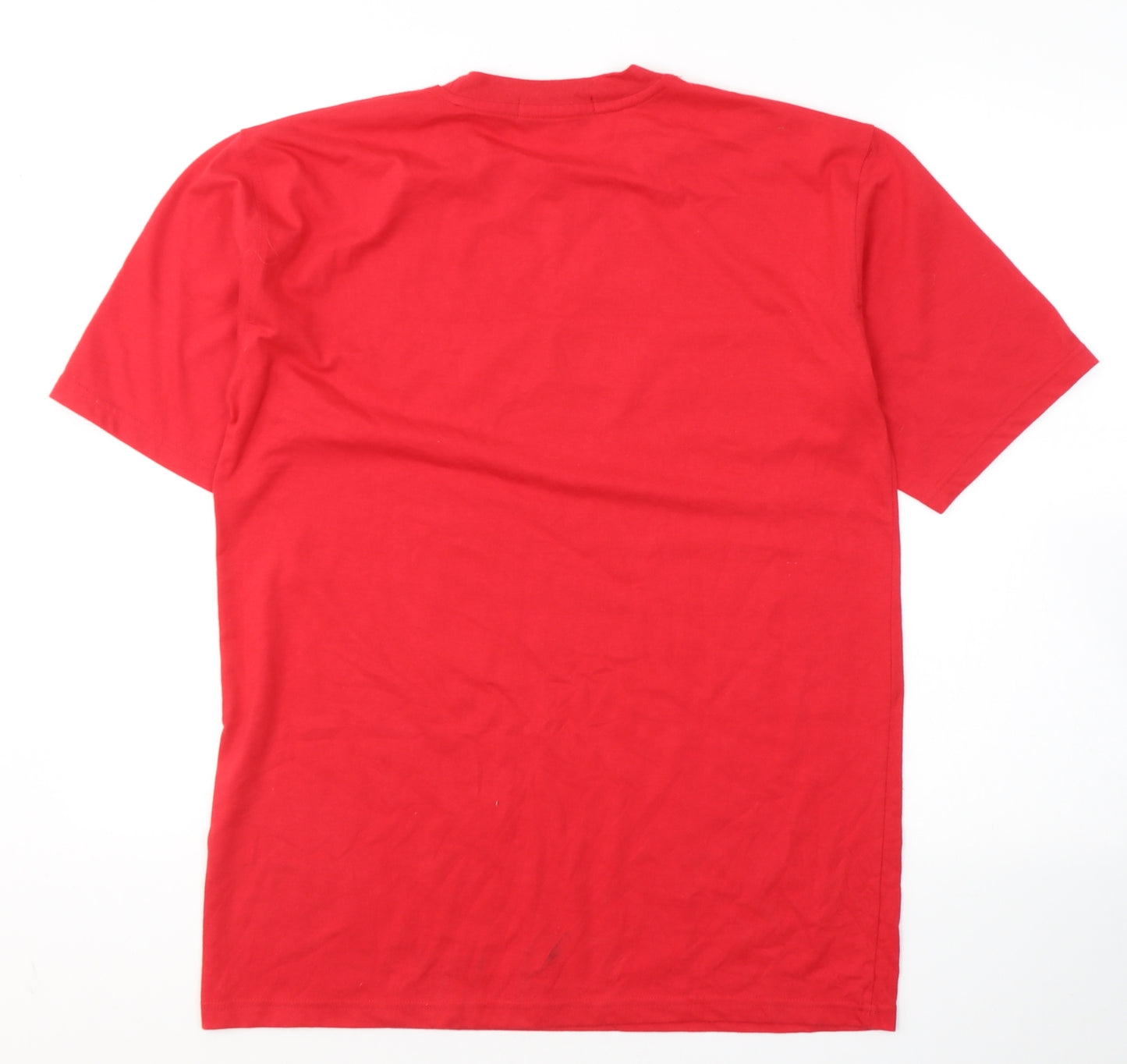Timberland Mens Red  Cotton  T-Shirt Size XL Round Neck