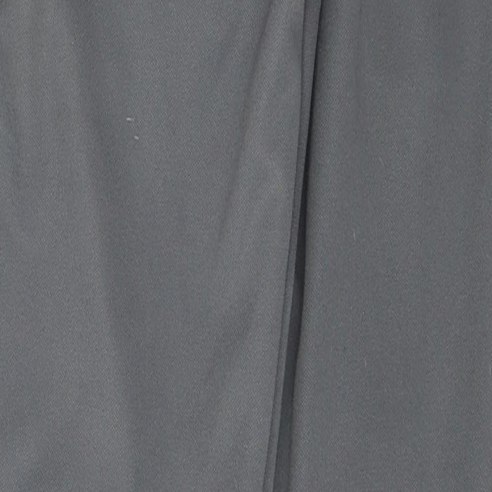 adidas Mens Grey  Polyester Sweatpants Trousers Size XS L30 in Regular Pullover