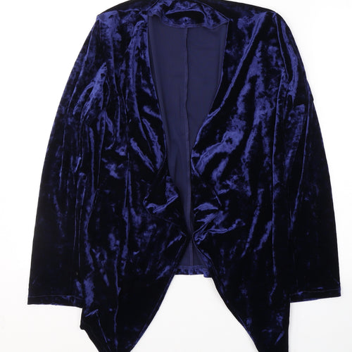 Avon Womens Blue V-Neck  Polyester Cardigan Jumper Size 10