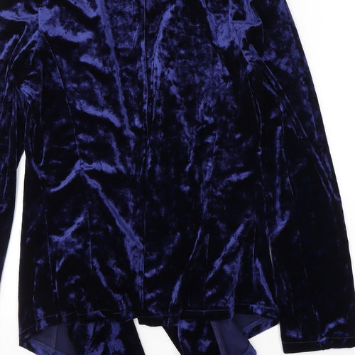 Avon Womens Blue V-Neck  Polyester Cardigan Jumper Size 10