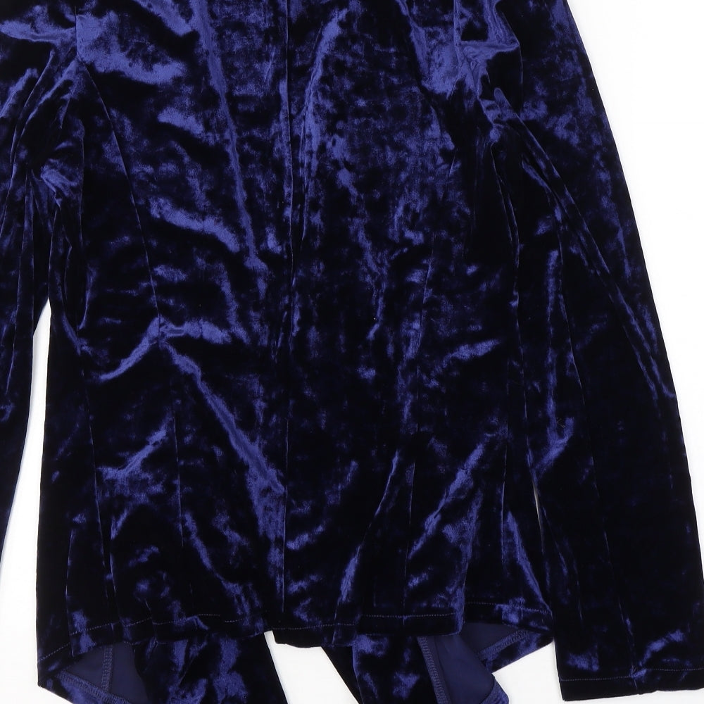 Avon Womens Blue V-Neck  Polyester Cardigan Jumper Size 10